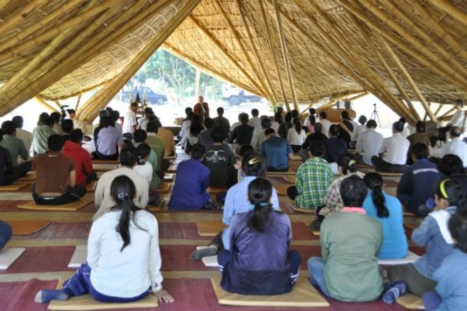 Chiang Mai, Bamboo School, 24H architecture, thailand, eco school, bamboo, green materials, buddhist school, panyaden school