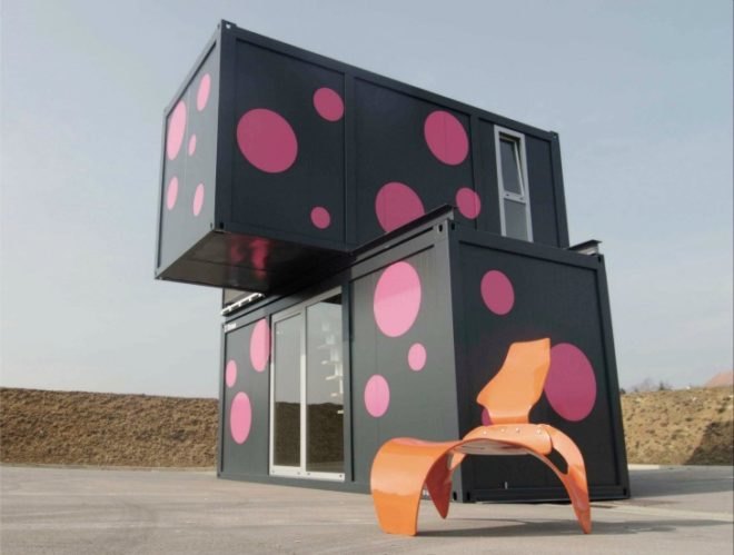 Container Architektur, NRW-Forum Düsseldorf, shipping containers, container architecture, cargotecture, architecture exhibit