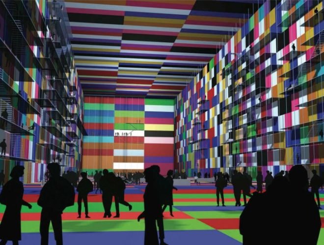 Container Architektur, NRW-Forum Düsseldorf, shipping containers, container architecture, cargotecture, architecture exhibit