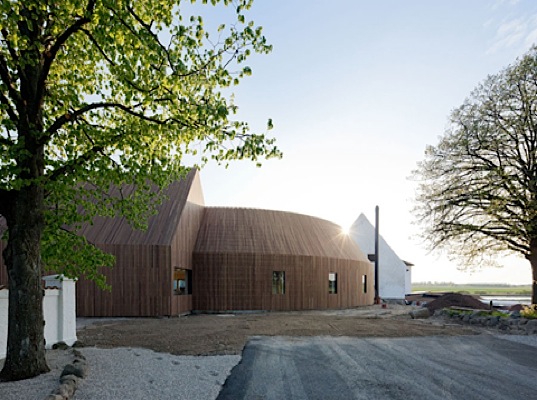 SeARCH architects, Favrholm Danish Farmhouse, 14th Century, Insulin factory, restoration project, energy efficiency, green design, eco-design, sustainable design, clean energy, embankments