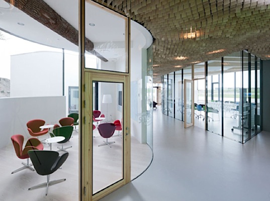 SeARCH architects, Favrholm Danish Farmhouse, 14th Century, Insulin factory, restoration project, energy efficiency, green design, eco-design, sustainable design, clean energy, embankments