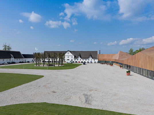 SeARCH architects, Favrholm Danish Farmhouse, 14th Century, Insulin factory, restoration project, energy efficiency, green design, eco-design, sustainable design, clean energy, embankments