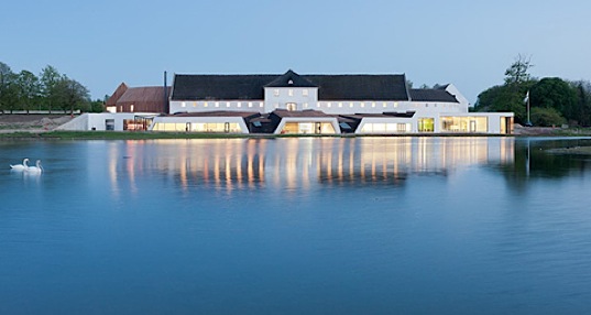 SeARCH architects, Favrholm Danish Farmhouse, 14th Century, Insulin factory, restoration project, energy efficiency, green design, eco-design, sustainable design, clean energy, embankments