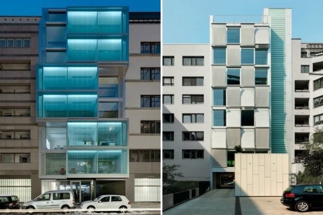 Friedrichstrasse 40 Office Building, Petersen Architekten, berlin, shade screen, high performance facade, sun screen, green building