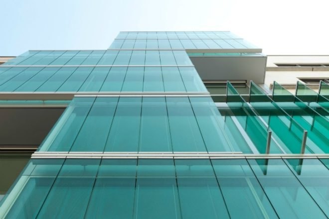 Friedrichstrasse 40 Office Building, Petersen Architekten, berlin, shade screen, high performance facade, sun screen, green building