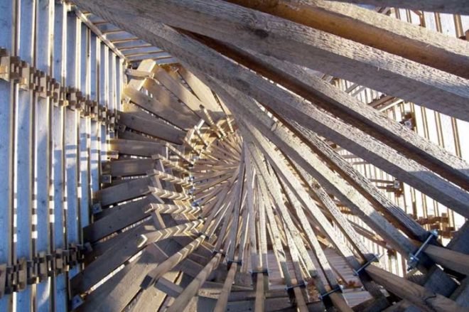 Jenga, green design, eco design, sustainable design, Tower, wooden tower, Czech Republic, Lucany nad Nisou, e-MRAK, Honza Mach, tourist attraction,