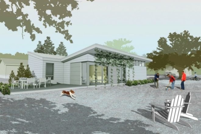 Greensburg Kansas, Meadowlark House, chain of eco homes, steve lerner studio, tornado proof home, eco home, green home
