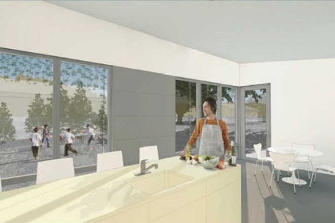 Greensburg Kansas, Meadowlark House, chain of eco homes, steve lerner studio, tornado proof home, eco home, green home