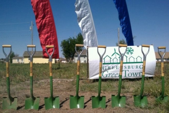 Greensburg Kansas, Meadowlark House, chain of eco homes, steve lerner studio, tornado proof home, eco home, green home