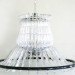 organelle design, hangelier, plastic hanger, plastic hangers, repurposed, bike rim, bright ideas lighting competition, led lamp
