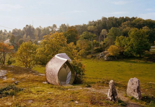 herring house, Hus.Ett house, Torsten Ottesjö, compact construction, micro structure, micro home, wood homes, small architecture, micro architecture, green homes, tiny homes, tiny houses, tine green houses, swedish design, sustainable swedish design, green swedish design, green building, portable homes