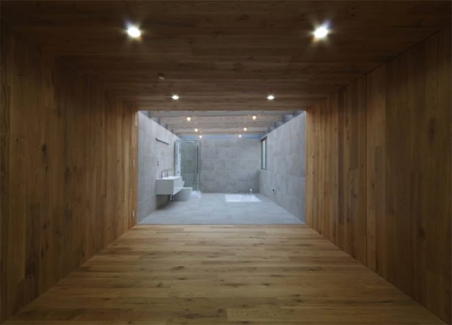 green design, eco design, sustainable design, Ikimono Architects, Open air architecture, interior garden, interior courtyard, Airy House, Gunma, Japan, Japanese Architecture, cafe residence