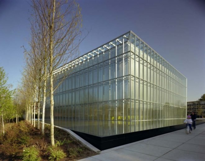 John E. Jaqua Academic Center for Student Athletes, ZGF Architects, Jaqua Center, Student Center, high performance facade, prism facade, energy efficient design, university of oregon