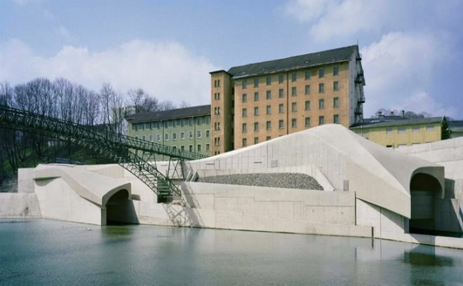 Kraftwerk, Hydroelectric Plant, Iller River, power station, Becker Architekten, kempten, germany, hydro power, architecture