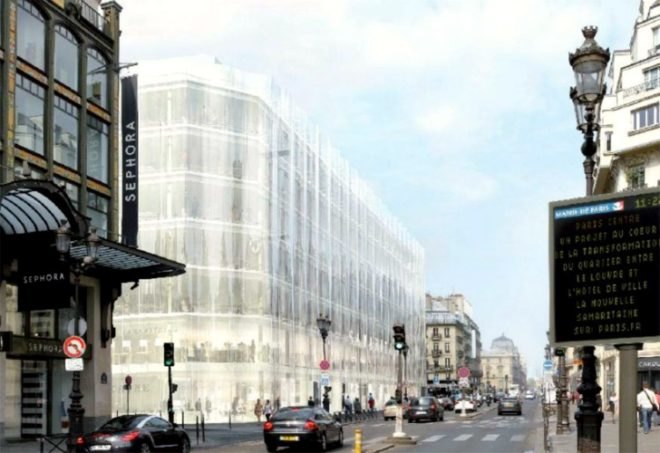La Samaritaine Renovation, SANAA, green renovation, paris, daylighting, glass facade