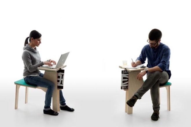 Transforming Furniture,Sustainable Materials,green furniture,Matali Crasset,felt material,plywood,multifunctional furniture,