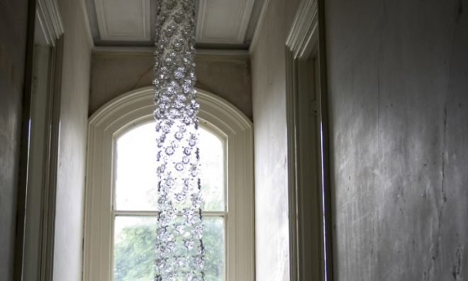 Recycled Materials,Green Home decor,Green Lighting,Green Design Competitions,Decorative Objects,Contests,Bright Ideas,michelle brand plastic bottle chandelier,plastic bottle installation,british design,