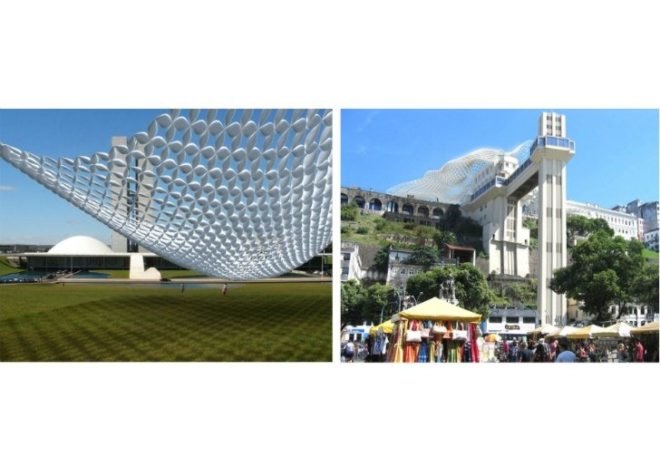 Mobilizarte, FRENTES arquitetura, PAX.ARQ, temporary pavilion, pop up pavilion, inflatable pavilion, brazil