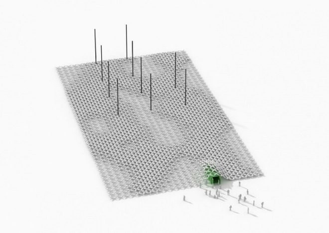 Mobilizarte, FRENTES arquitetura, PAX.ARQ, temporary pavilion, pop up pavilion, inflatable pavilion, brazil