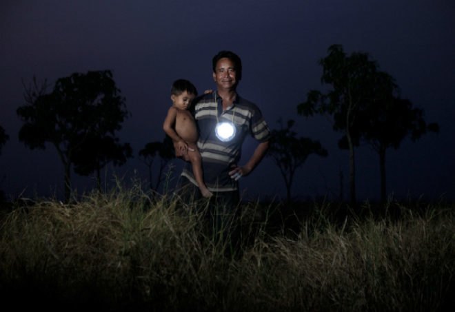 moonlight, solar powered light, mathieu young, kamworks, cambodia