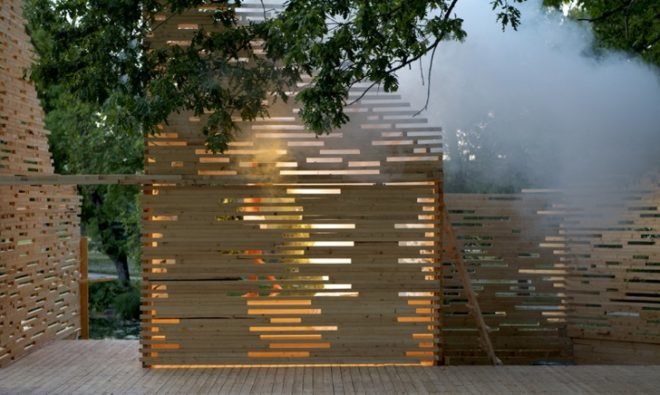 Nature, Green design, Noor Eestie Scenery, Kadarik Tüür Arhitektid, eco design, sustainable design, recyclable materials, timber, Estonia, outdoor theater, set design,