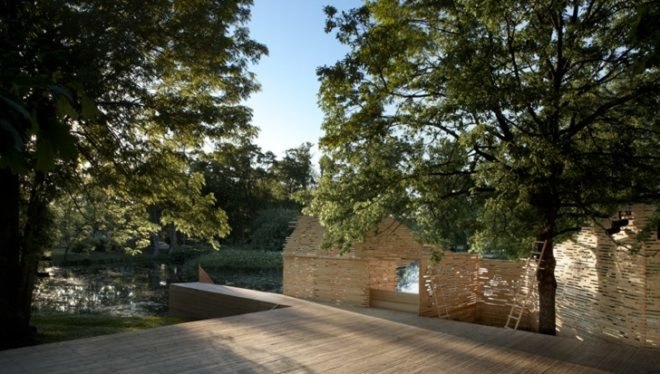 Nature, Green design, Noor Eestie Scenery, Kadarik Tüür Arhitektid, eco design, sustainable design, recyclable materials, timber, Estonia, outdoor theater, set design,