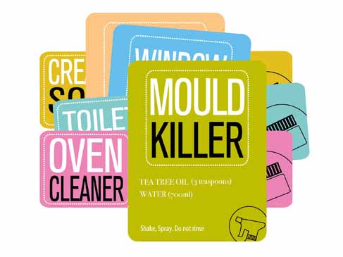 green packaging,Green Graphics & Packaging,Green cleaning,DIY,spanish design,poko design,treehugger writer,Petz Scholtus,re-packaging,instructions stickers,Natural Cleaning Products,
