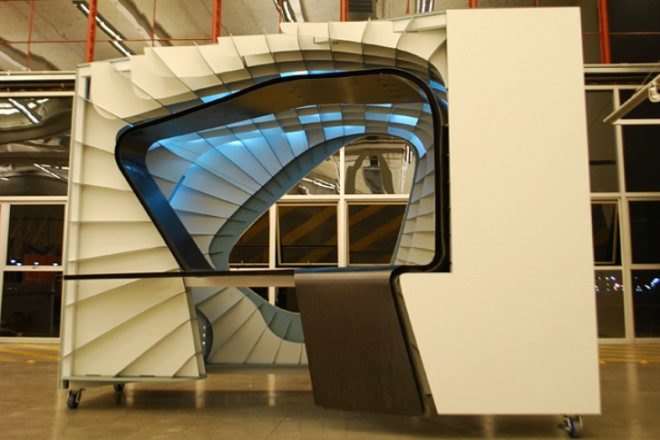 Rapid Type Coffee Shop, California College of the Arts, mobile coffee shop, student project, prefab, mobile food truck