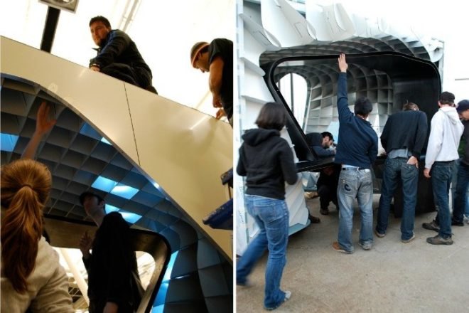 Rapid Type Coffee Shop, California College of the Arts, mobile coffee shop, student project, prefab, mobile food truck