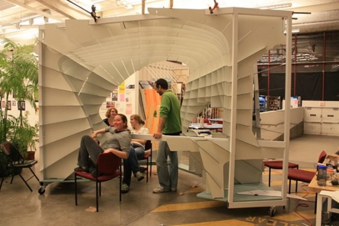 Rapid Type Coffee Shop, California College of the Arts, mobile coffee shop, student project, prefab, mobile food truck