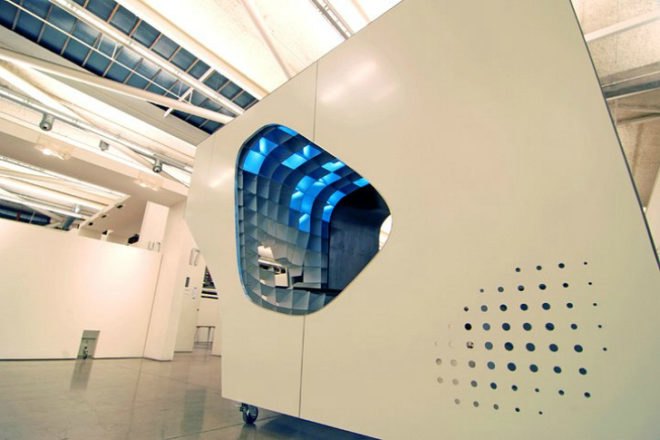 Rapid Type Coffee Shop, California College of the Arts, mobile coffee shop, student project, prefab, mobile food truck