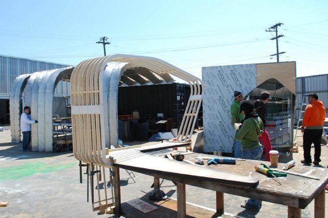 Rapid Type Coffee Shop, California College of the Arts, mobile coffee shop, student project, prefab, mobile food truck