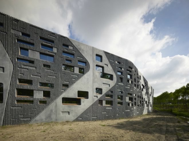 Rijkswaterstaat Head Office, 24H Architecture, concrete, green terrace, the netherlands, sustainable building, daylighting