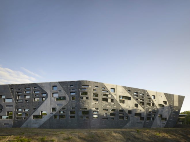 Rijkswaterstaat Head Office, 24H Architecture, concrete, green terrace, the netherlands, sustainable building, daylighting
