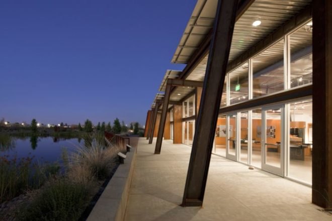 Rio Salado Audubon Center, Weddle Gilmore Black Rock Studio, audubon center, brownfield restoration, habitat restoration, leed platinum, visitor center