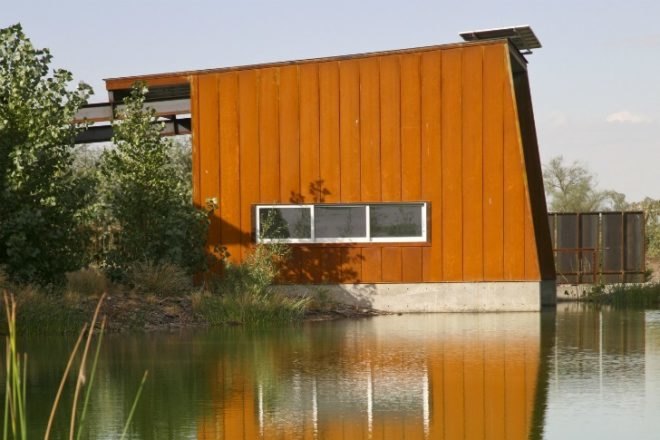 Rio Salado Audubon Center, Weddle Gilmore Black Rock Studio, audubon center, brownfield restoration, habitat restoration, leed platinum, visitor center