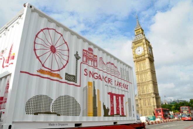 Singapore Takeout, singapore, shipping container, pop up restaurant, container restaurant, singapore cuisine