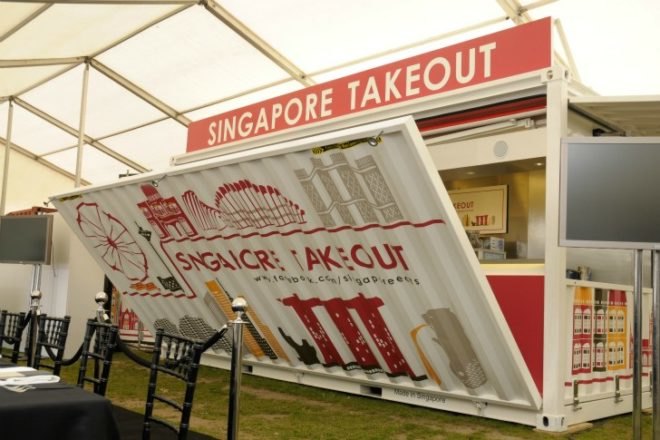 Singapore Takeout, singapore, shipping container, pop up restaurant, container restaurant, singapore cuisine
