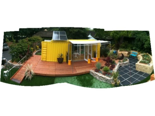 Sunset Idea House, Hybrid Architecture, shipping container, cargotecture, c192 nomad, container architecture, small space living