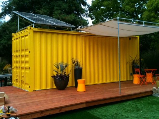 Sunset Idea House, Hybrid Architecture, shipping container, cargotecture, c192 nomad, container architecture, small space living
