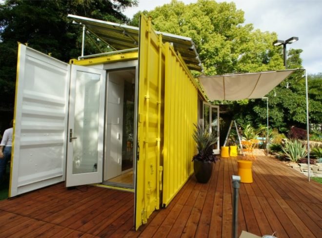 Sunset Idea House, Hybrid Architecture, shipping container, cargotecture, c192 nomad, container architecture, small space living