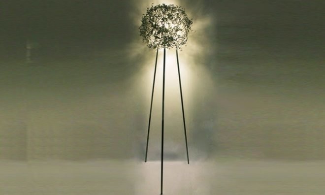 ilsa parry, tom sutton, sworth lamp, led lamp, bright ideas lighting competition, philips led, pendant lamp, swarf, scrap metal reuse