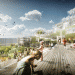 JWW Arkitekter, Sydhavn Skole, Sluseholmen, Copenhagen, Green Roof, School, Rooftop Garden, Harbor Building, Green Building, Sustainable, Low Energy Class 2015