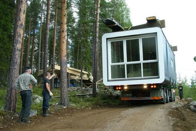 The Cabin, Cyren Cyren, Tree Hotel, prefab, treehouse, sweden, eco toursim