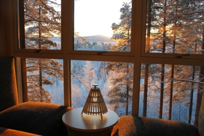The Cabin, Cyren Cyren, Tree Hotel, prefab, treehouse, sweden, eco toursim
