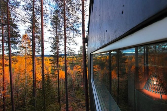 The Cabin, Cyren Cyren, Tree Hotel, prefab, treehouse, sweden, eco toursim