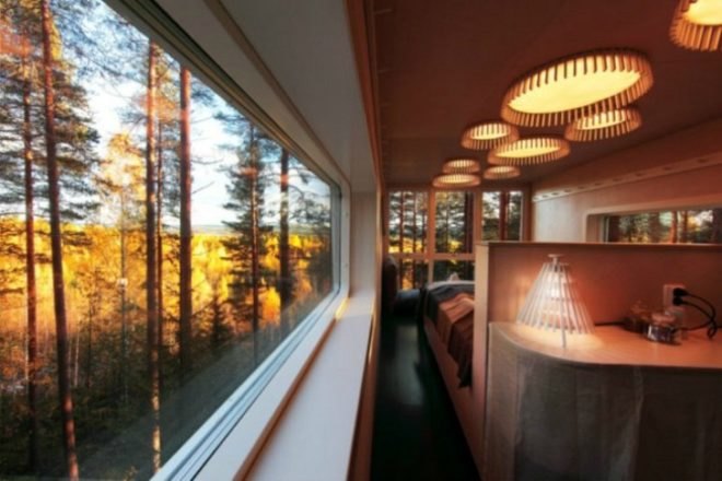 The Cabin, Cyren Cyren, Tree Hotel, prefab, treehouse, sweden, eco toursim