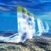 wave energy, Oyster Wave energy converter, oyster aquamarine power, wave power oyster, orkney islands wave power, barge oyster aquamarine, aquamarine power wave energy