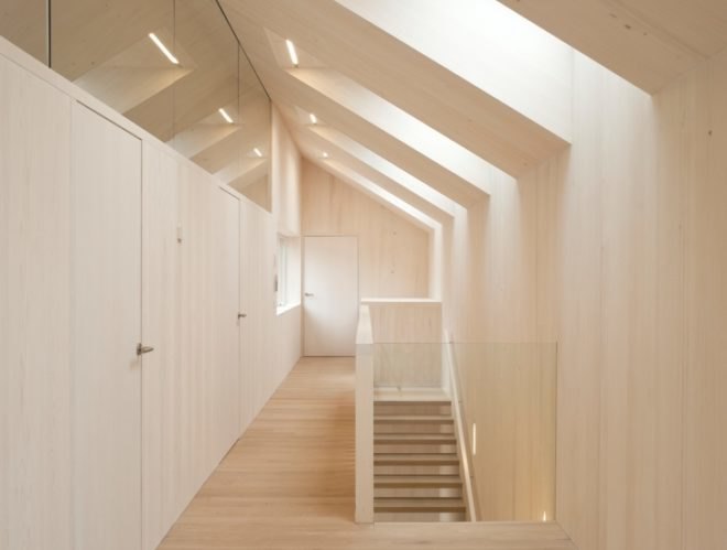 slagstar, passivhaus, carbon neutral home design, low embodied energy house, Hein-Troy, Austria solar house, Austria green home, house Velux skylight, net zero carbon house, first net zero energy house,
