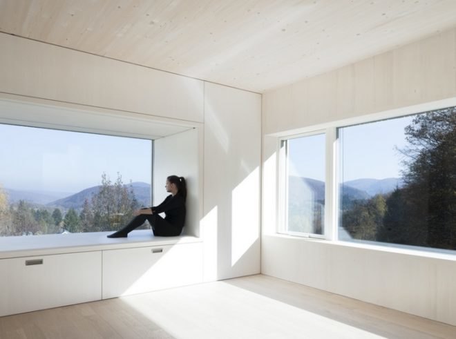 slagstar, passivhaus, carbon neutral home design, low embodied energy house, Hein-Troy, Austria solar house, Austria green home, house Velux skylight, net zero carbon house, first net zero energy house,
